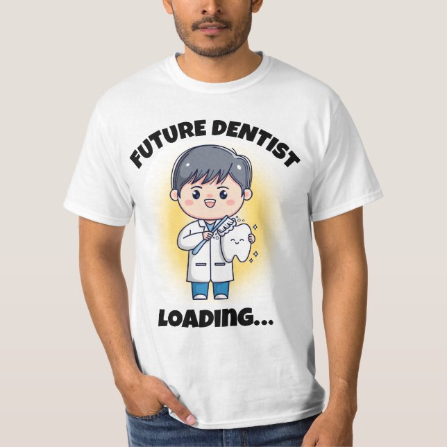 CHEMISE T-SHIRT POUR FUTUR DENTISTE  (Devant)