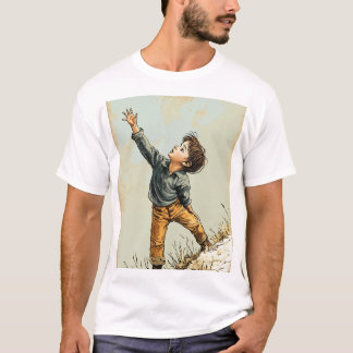 "Chemise T-Shirt pour garçon tiré à la main - Grap