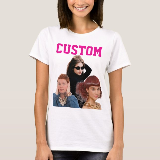 CHEMISE T-SHIRT RÉTRO FAÇON BOOTLEG SUR MESURE (Devant)