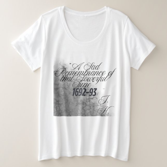 Chemise T-Shirt Salem Citation Historique (Design devant)