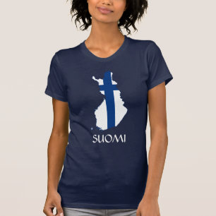 Chemise T-Shirt "Suomi" pour NAVY BLUE Finland