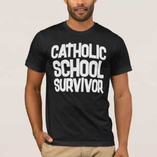 CHEMISE T-SHIRT SURVIVANT DE L'ÉCOLE CATHOLIQUE