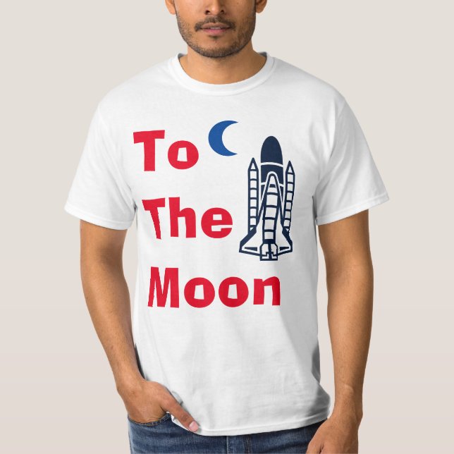 Chemise T-shirt To The Moon (Devant)
