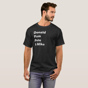 CHEMISE T-SHIRT US PATRIOTE - DONALD PAM PETE & MI