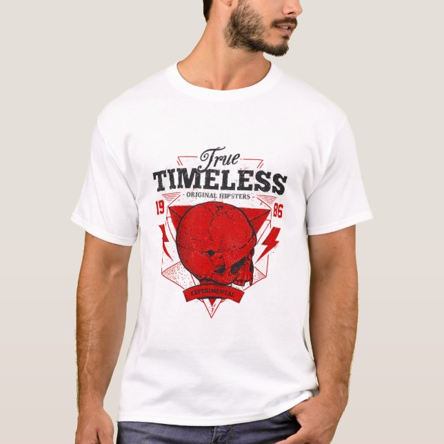 Chemise T-Shirt Véritables Hipsters Intemporels (Devant)