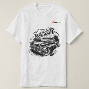 Chemise T-shirt vintage à graphisme de voiture cla