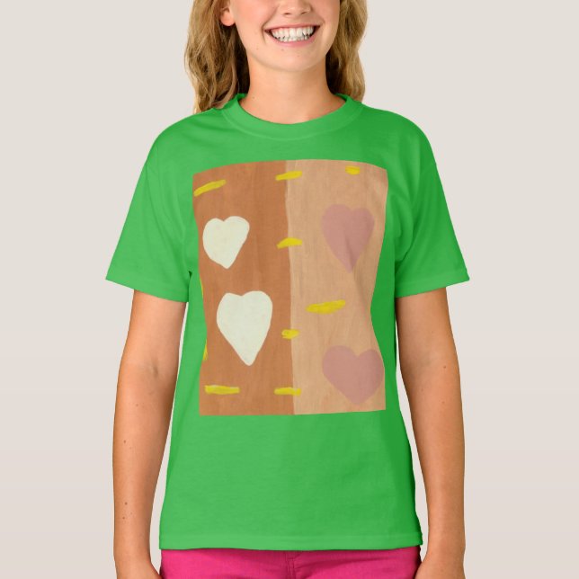 Chemise T-shirt Wind of Love pour fille (Devant)