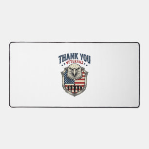 Chemise Thank You Veterans Patriotic Eagle Shield_