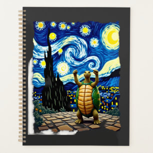 Chemise Tortue Artistique Tortue Nuit Étoilée (1)