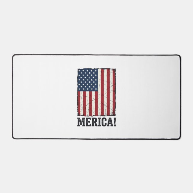 Chemise vectorielle patriotique Drapeau Merica en  (Recto)