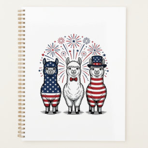 Chemise vectorielle vintage à feu d'artifice lama 