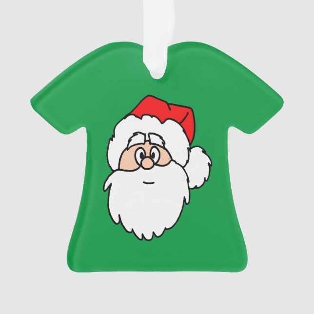 Chemise verte père Noël (devant)