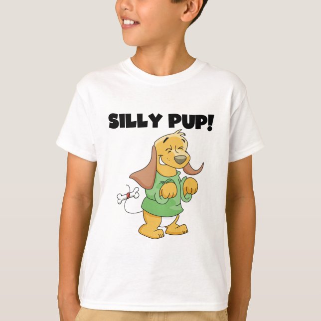 Chemise verte Silly Pup Tshirts et cadeaux (Devant)