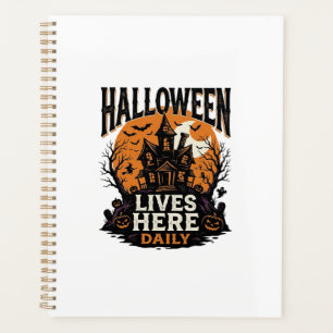 Chemise Vintage Halloween Maison Hantée Quotidien