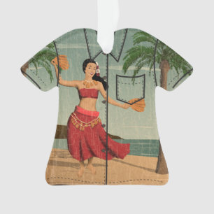 Chemise vintage hawaïenne de Mele Kalikimaka Aloha
