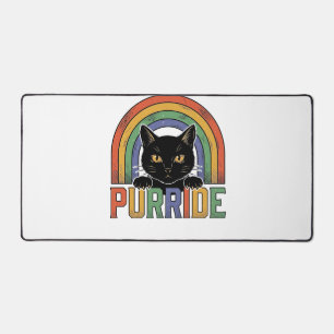 Chemise Vintage Purride Chat Noir Arc-en-Ciel Desi