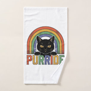 Chemise Vintage Purride Chat Noir Arc-en-Ciel Desi