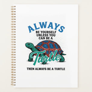 Chemise Vintage Sois Toi-Même Tortue Design_1