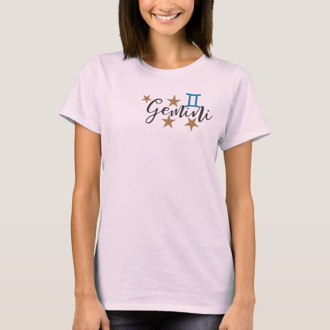 Chemise Zodiaque Gémeaux T-Shirt (Devant)