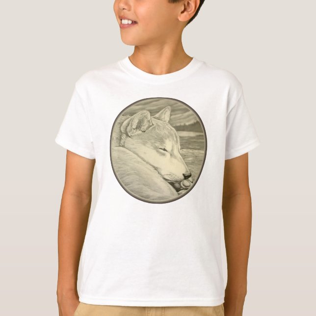 Chemises Amoureux de les chiens de Shiba Inu Sweat (Devant)