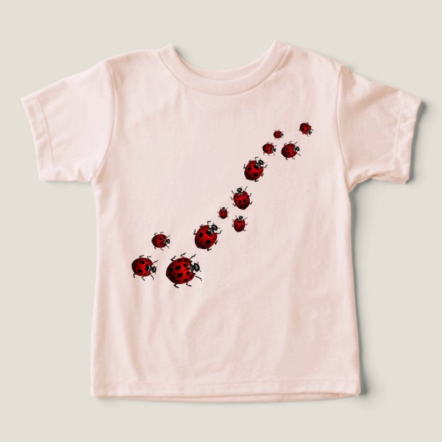 Chemises bébé coccinelle et Cadeaux bébé coccinell (Design Recto)