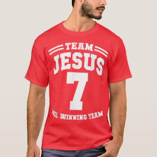 Chemises chrétiennes Team Jesus T-shirts Noël gif