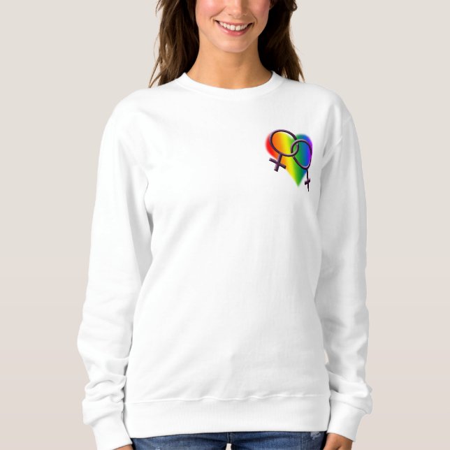 Chemises d'amour du même sexe pour Sweatshirts gay (Devant)