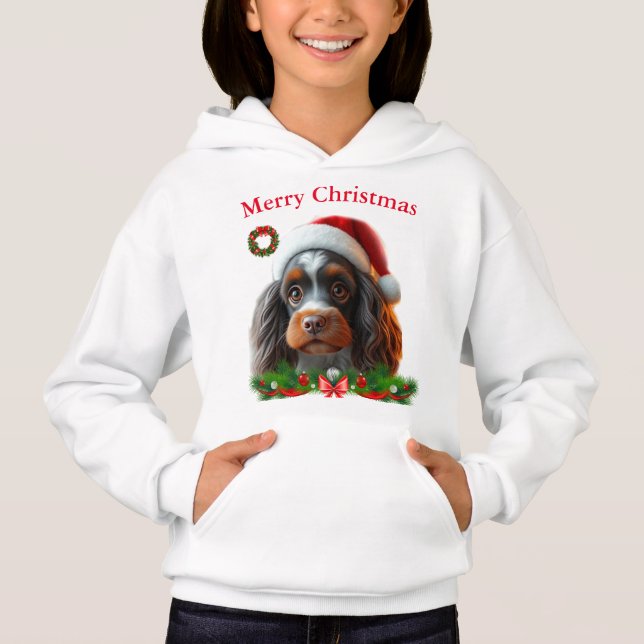 Chemises de Noël pour chiens mignons (Devant)