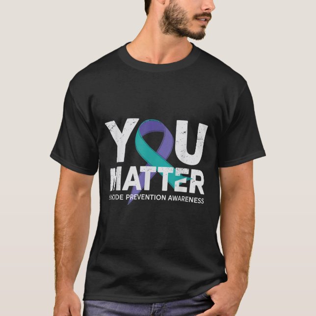 Chemises de prévention des suicides T-shirt de sen (Devant)
