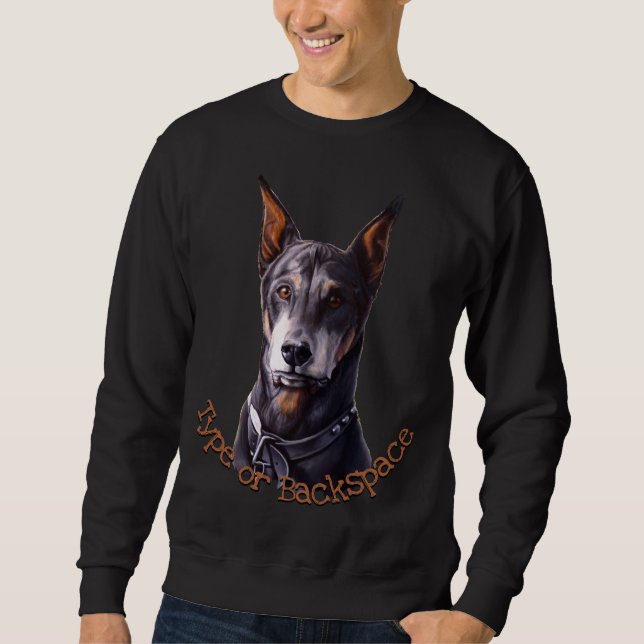 Chemises Doberman Sweatshirts personnalisées (Devant)