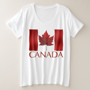 Chemises Drapeau Canada Personnalisées Plus Taille