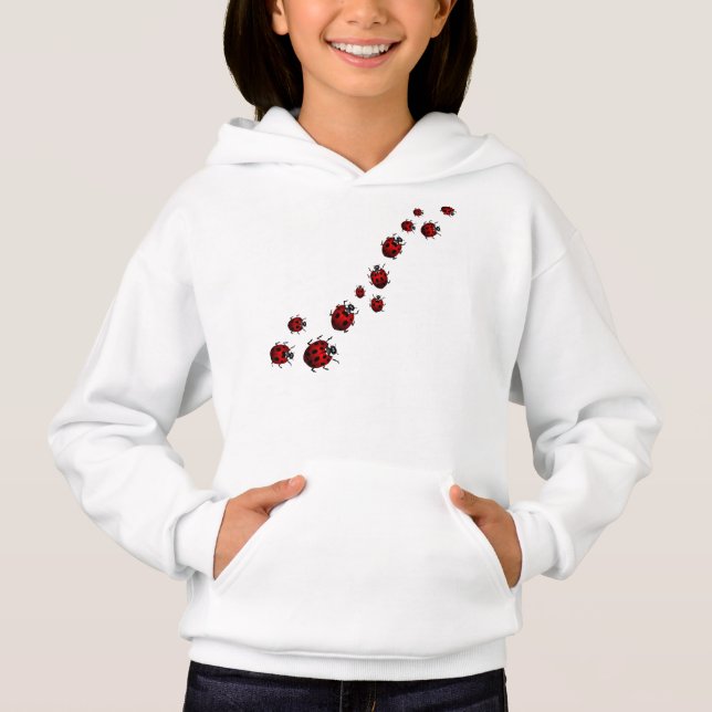 Chemises et cadeaux de coccinelle de sweatshirt de (Devant)