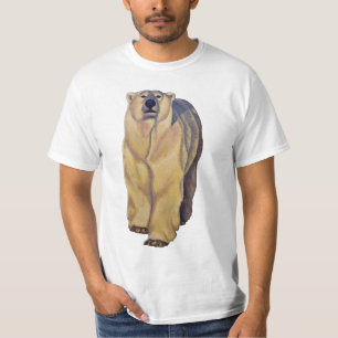 Chemises et cadeaux d'ours blanc de T-shirt d'art