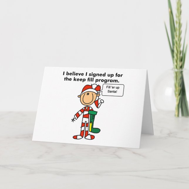 Chemises et cadeaux du programme de Noël Keep Fill (Devant)