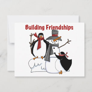Chemises et cadeaux Penguins Building Friendship