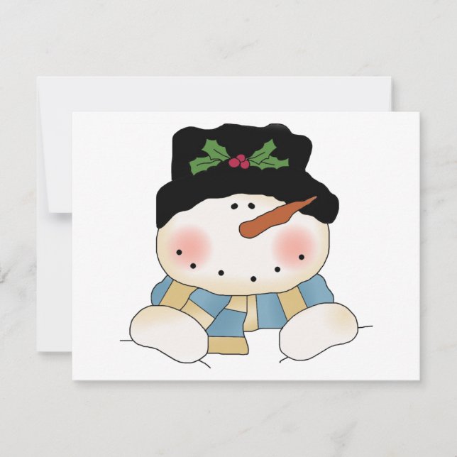 Chemises et cadeaux Snowman souriants (Devant)