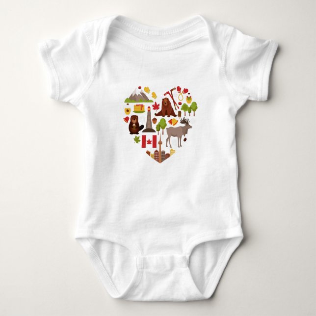 Chemises et vestes canadiennes Love (Devant)