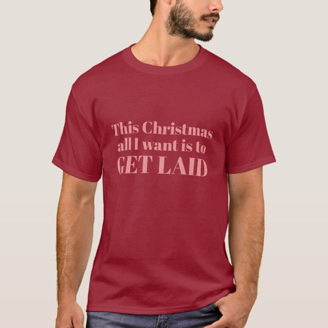 Chemises et vestes de voeux de Noël risquées (Devant)
