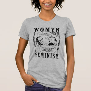 Chemises et vestes d'Humour féministe rétro