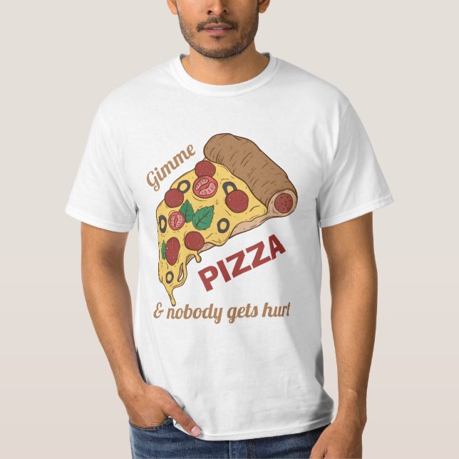 Chemises et vestes en Pizza Slice personnalisées (Devant)
