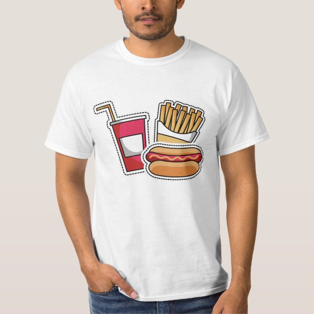 Chemises et vestes Hot Dog & Fries (Devant)