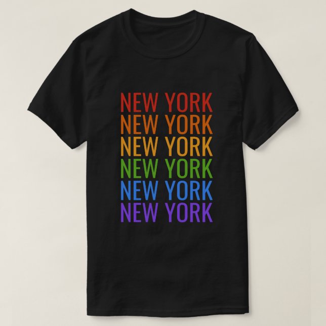 Chemises et vestes Rainbow NEW YORK (Design devant)