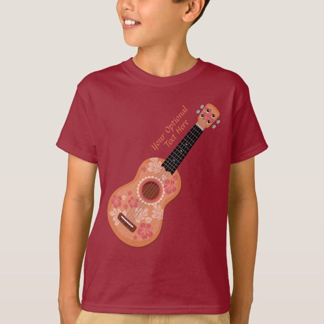 Chemises et vestes Ukulele personnalisées (Devant)