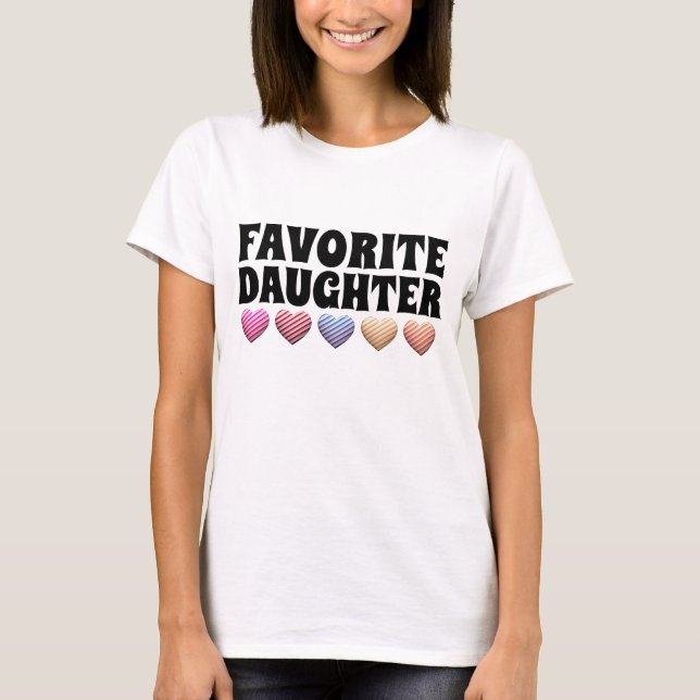 CHEMISES FAVORITES DE FILLE T-SHIRTS (Devant)