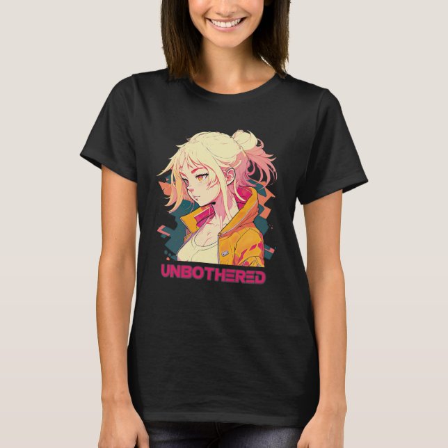 Chemises femmes Anime | T-shirt fille non dérangée (Devant)