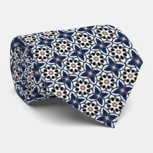 Chemises florales cravate bleue