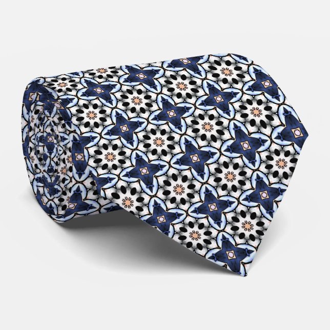 Chemises florales cravate bleue (Roulé)