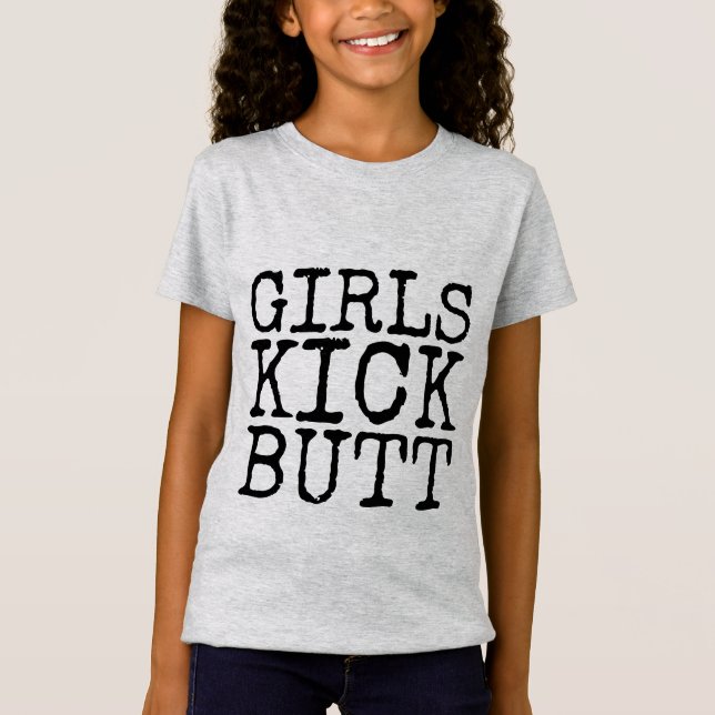 Chemises GIRLS KICK BUTT T-Shirts (Devant)