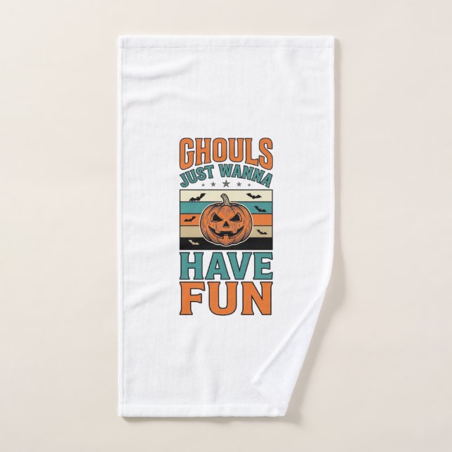 Chemises Halloween Les Ghouls Anciens Veulent S'am (Serviette à main)
