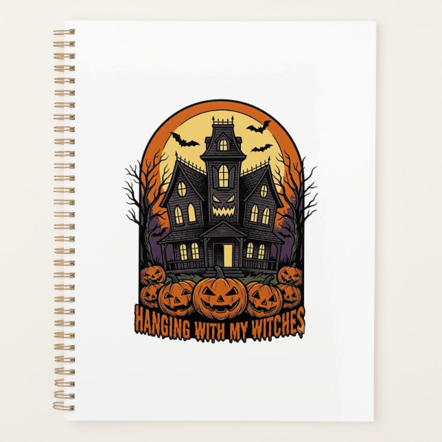 Chemises Maison Hantée Halloween Amis Sorciers_1 (Devant)
